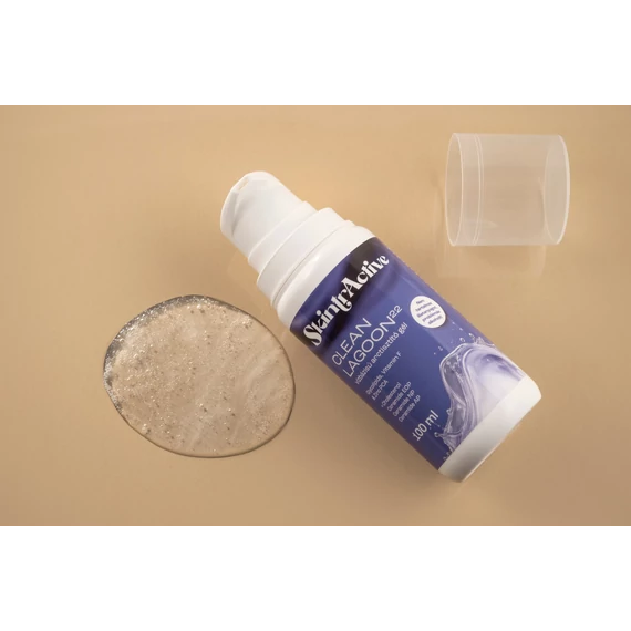 Clean Lagoon gyengéd vízbázisú arctisztító bőrazonos összetevőkkel, 100 ml