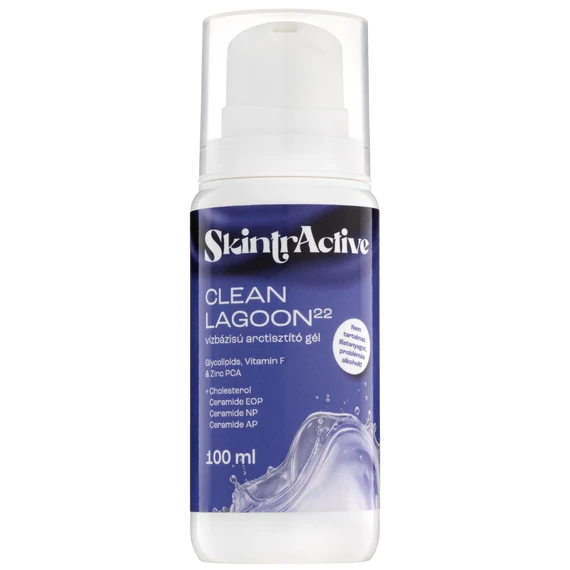Clean Lagoon gyengéd vízbázisú arctisztító bőrazonos összetevőkkel, 100 ml